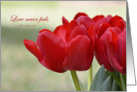 Red Tulip Mother’s Day card