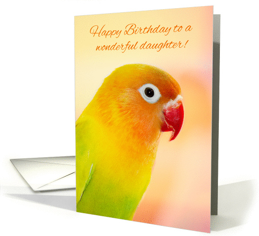 Lovebird Daughter Birthday card (1319290)