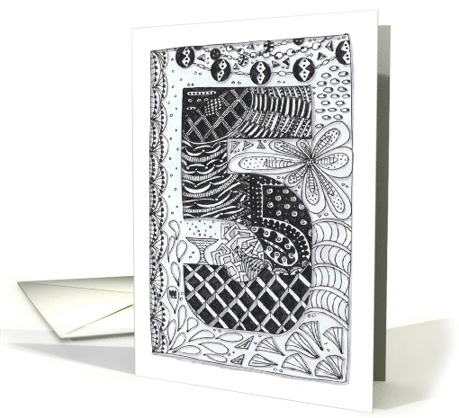 Cinco de Mayo zentangle-inspired fives card (1276460)