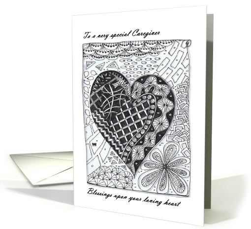Appreciation and blessings for a caregiver card (1279748)