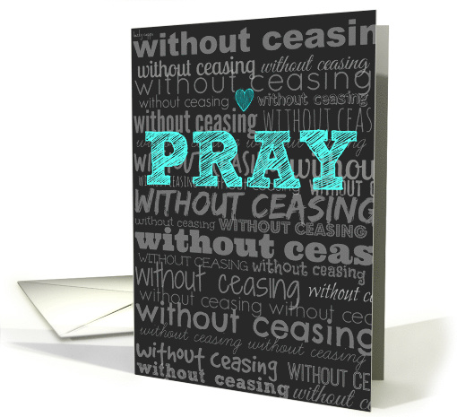 Pray without ceasing card (1274598)