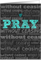 Pray without ceasing