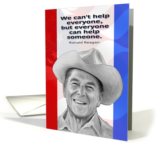 Cowboy Reagan Thank You card (1398074)