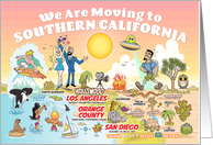 Southern California Relocation Announcement card