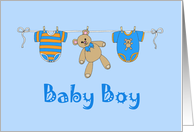 Baby Boy card