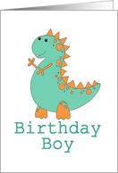 Birthday Boy Dinosaur Birthday card