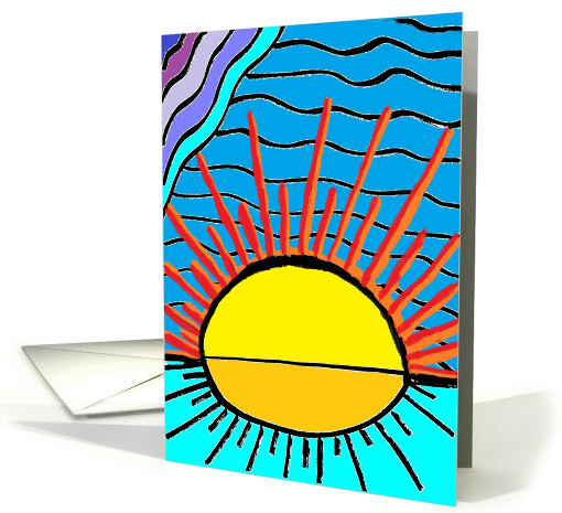 Sunshine Fills the Heart with Joy card (1280252)
