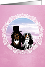 Cavalier Wedding card