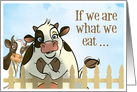Complimenting Cow card