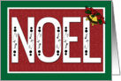 Christian Noel with Holiday Bells for Christmas card