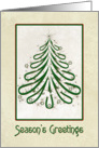 Sparkly Christmas Tree card