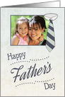 Customize Fathers Day with Necktie and Textured Background card