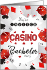 Bachelor Casino Party Invitation card