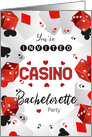 Bachelorette Casino Party Invitation card