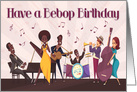 Jazz Band Happy Birthday card