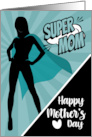 Super Mom Comic for Happy Mothers Day card