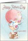 Happy Fathers Day from the Oldest with Cute Giraffe card