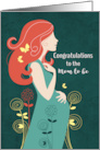 Custom Congratulations to the Mom to Be card