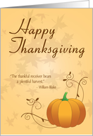 Happy Thanksgiving Card