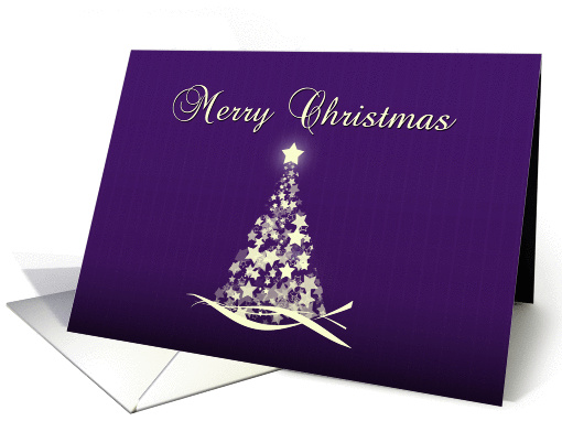 Christmas Tree Made of Stars for Christmas card (1293776)