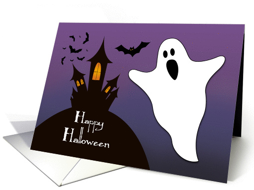 Happy Halloween Ghost card (1297850)