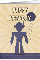 Robot Boy’s Birthday Card