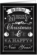 Chalkboard Card with...