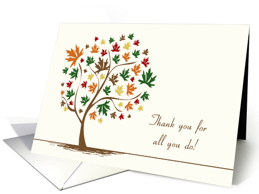 Appreciation Card to Thank Someone for All Their Hard Work card