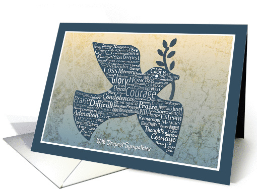 Dove Typography Sympathy card (1352648)