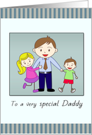 Cartoon Father with...