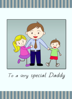 Cartoon Father with...