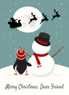 Snowman and Penguin...
