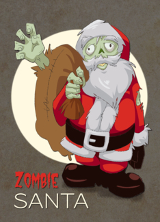 Zombie Santa Brings...