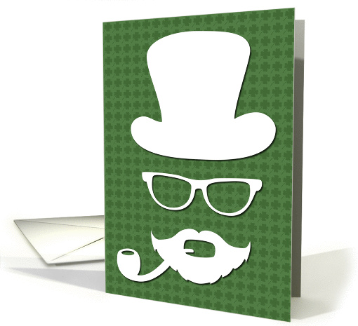 Leprechaun Beard and Hat for St. Patricks Day card (1410074)