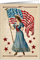 Retro Patriotic Lady...