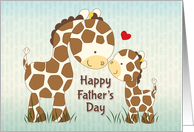 Giraffe Father and...