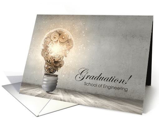 Graduation from Engineering School Announcement card (1450796)