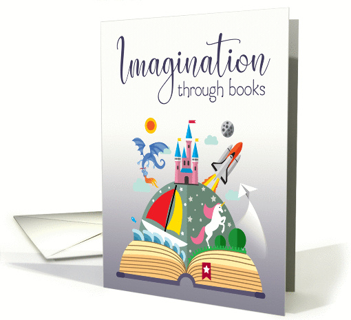 Imagination Imagery for School Librarian Day card (1461364)