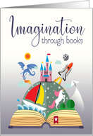 Imagination Imagery for School Librarian Day card