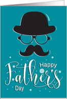 Retro Style Silhouette for Fathers Day card