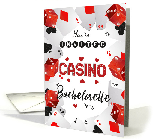 Bachelorette Casino Party Invitation card (1604210)