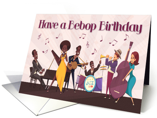 Jazz Band Happy Birthday card (1607230)