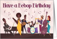 Jazz Band Happy Birthday card