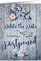 Wedding Postponement...