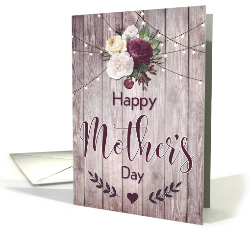 Mothers Day During the Coronavirus with Flowers and Wood... (1610874)