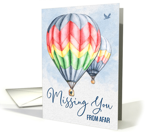 Missing You during the Coronavirus with Air Balloons card (1611284)