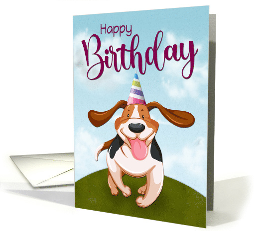 Happy Birthday with Funny Dog during Coronavirus card (1613446)