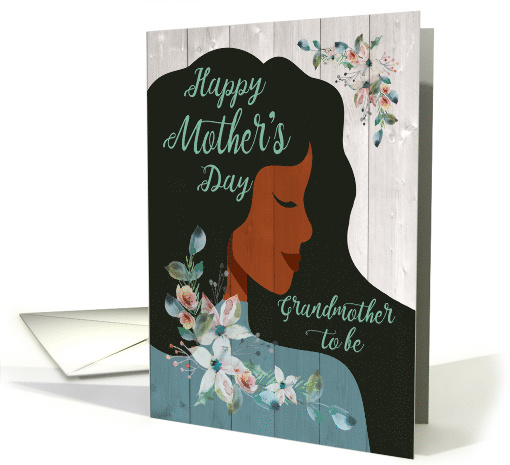 African American Grandmother to be for Mothers Day card (1677528)
