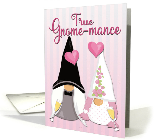 Gnome Bride and Groom for Happy Anniversary card (1679328)