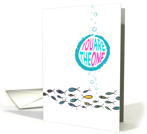 Valentine's Day with Witty Romantic Fish, You Are the... (1292716)